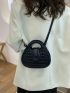 Crocodile Embossed Double Handle Novelty Bag