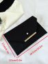 Metal Decor Flap Envelope Bag