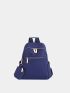 Minimalist Classic Backpack With Coin Purse
