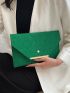 Metal Decor Flap Envelope Bag