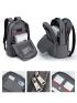 Men Minimalist Laptop Backpack Multi-Pocket Functional Backpack