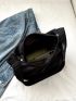 Minimalist Hobo Bag Medium Neon Red