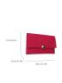 Stitch Detail Envelope Bag Polyester For Daily Life
