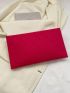 Stitch Detail Envelope Bag Polyester For Daily Life