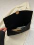 Stitch Detail Envelope Bag Polyester For Daily Life