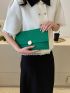 Minimalist Metal Decor Envelope Bag