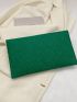 Minimalist Metal Decor Envelope Bag