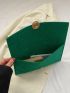 Minimalist Metal Decor Envelope Bag