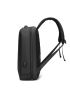Medium Laptop Backpack Black Adjustable Strap With USB Charging Port Camping Bag
