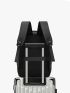 Medium Laptop Backpack Black Adjustable Strap With USB Charging Port Camping Bag