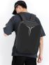 Medium Laptop Backpack Black Adjustable Strap With USB Charging Port Camping Bag