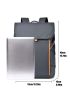 Men Contrast Trim Flap Backpack