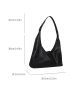 Minimalist Large Capacity Hobo Bag