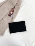 Crocodile Embossed Metal Decor Envelope Bag