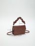 Mini Quilted Flap Square Bag