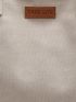 Letter Patch Decor Shopper Bag Preppy  Polyester For Daily Life
