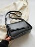 Minimalist Flap Square Bag
