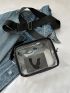 Mini Clear Square Bag With Coin Purse