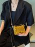 Mini Sequin Decor Chain Square Bag