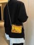 Mini Sequin Decor Chain Square Bag