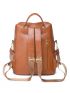 Zipper Fashion Backpack Unisex Classic Backpack