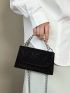 Mini Studded Decor Flap Chain Square Bag