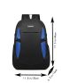 Two Tone Functional Backpack Letter Patch & Release Buckle Decor