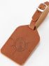 1pc Travel Accessories Name ID Address Luggage Tags Pu Leather Suitcase Luggage Tag Label Bag