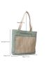 Medium Shopper Bag Multi-Pocket Zipper