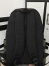 Men Letter Graphic Release Buckle Decor Backpack