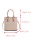 Mini Geometric Pattern Square Bag