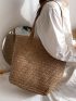 Minimalist Straw Bag