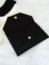 Metal Decor Flap Envelope Bag