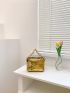 Mini Sequin Decor Chain Square Bag