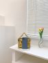 Mini Sequin Decor Chain Square Bag