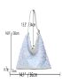 Sequin Decor Hobo Bag