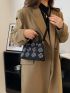 Geometric Pattern Dome Bag