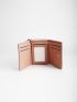 Heart Embroidered Quilted Small Wallet