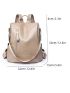 Zip Front Classic Backpack