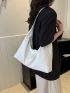Large Shoulder Bag Minimalist Vintage Hobo Bag