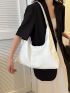 Large Shoulder Bag Minimalist Vintage Hobo Bag
