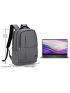 Men Minimalist Laptop Backpack Multi-Pocket Functional Backpack