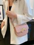 Mini Minimalist Flap Saddle Bag