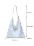 Sequin Decor Hobo Bag