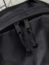 Men Release Buckle Design Functional Backpack