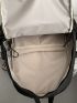 Men Letter Patch Decor Casual Daypack