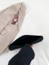 Crocodile Embossed Metal Decor Flap Envelope Bag