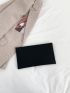 Crocodile Embossed Metal Decor Flap Envelope Bag