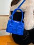 Mini Buckle Decor Flap Square Bag
