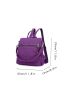 Patch Decor Classic Backpack